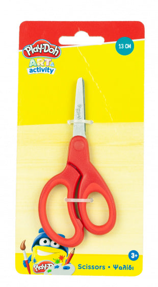 kinderschaar junior 13 cm rubber rood