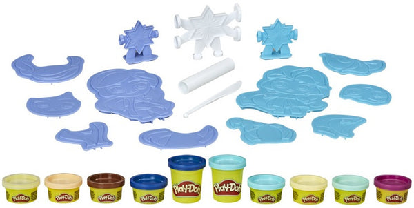 Play-Doh Frozen 2 Create and Style Set + 10 Potjes Klei