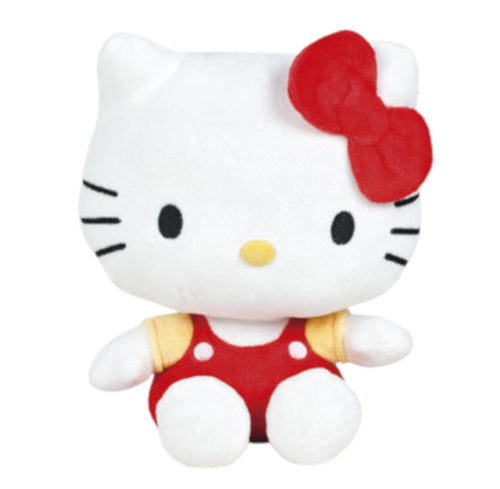 knuffel Hello Kitty junior 18 cm polyester rood/wit