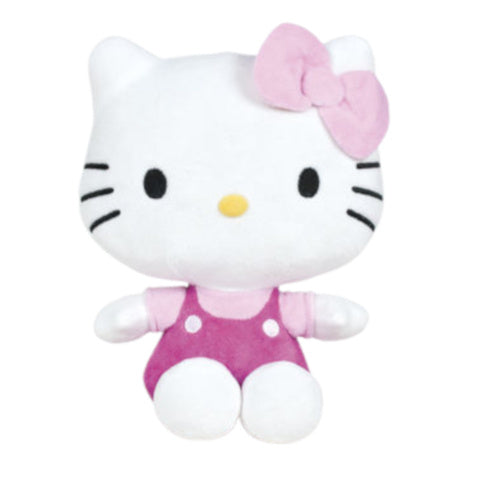 knuffel Hello Kitty junior 18 cm polyester roze/wit