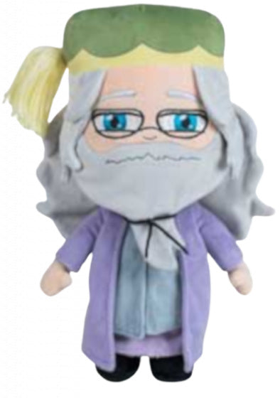 knuffel Perkamentis 40 cm polyester grijs/paars