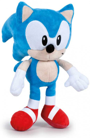 knuffel Sonic junior 30 cm polyester blauw