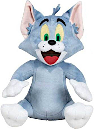 knuffel Tom & Jerry kat 20 cm pluche grijs