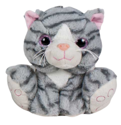 knuffeldier Little Pet Paws junior 21 cm grijs