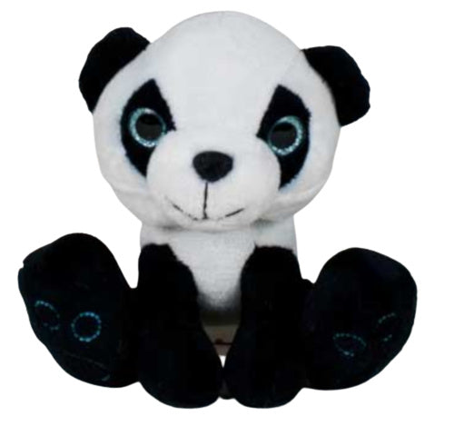 knuffeldier Little Pet Paws junior 21 cm zwart/wit