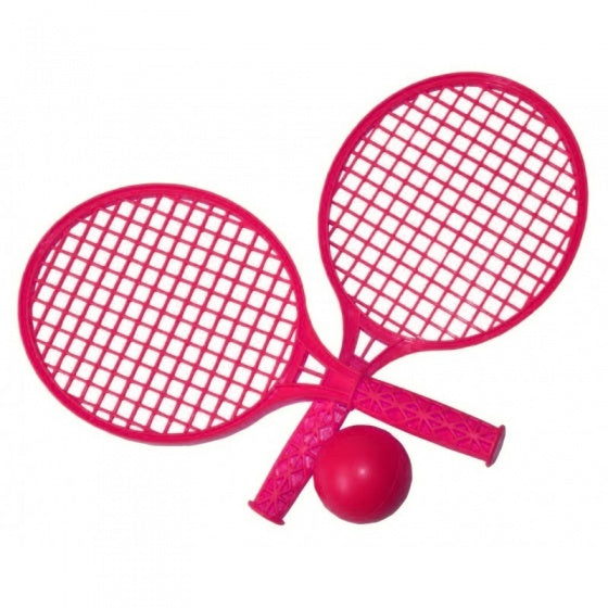 tennisset roze 3-delig 37 cm