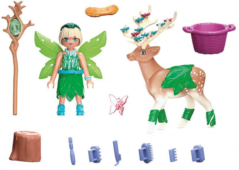 Playmobil Adventures Forest Fairy met totemdier