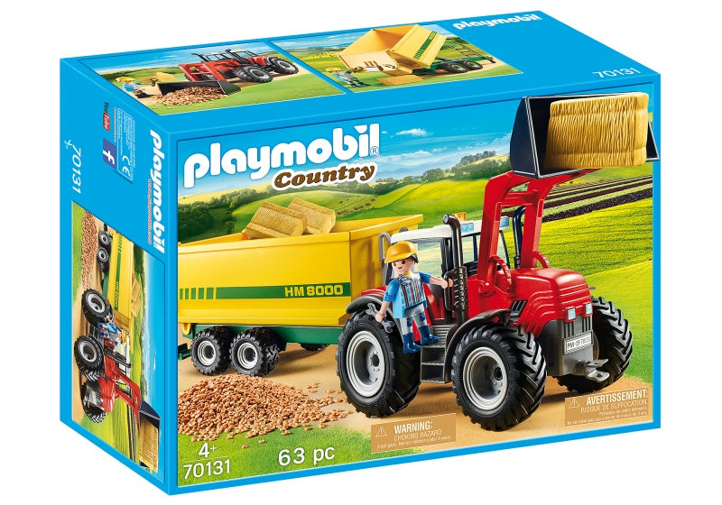 Playmobil 70131 Grote Tractor met Aanhangwagen