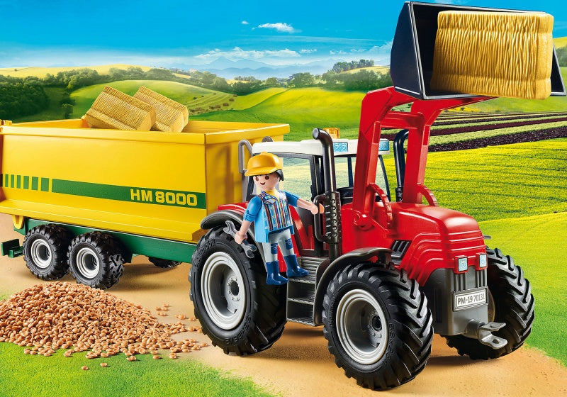 Playmobil 70131 Grote Tractor met Aanhangwagen