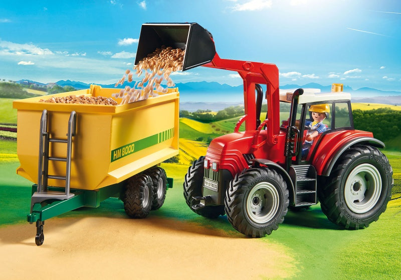 Playmobil 70131 Grote Tractor met Aanhangwagen