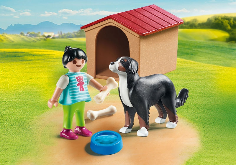 Playmobil 70136 Country Meisje met Hond