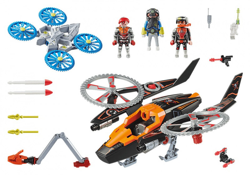 Galaxy Police - Piratenhelikopter 74-delig (70023)