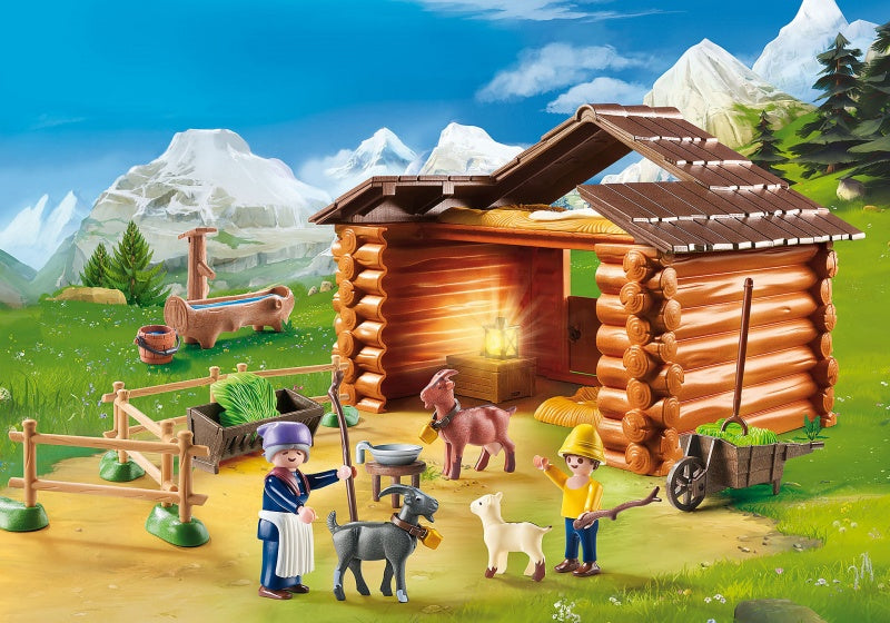Playmobil 70255 Peter met Grootmoeder bij de Geitenstal
