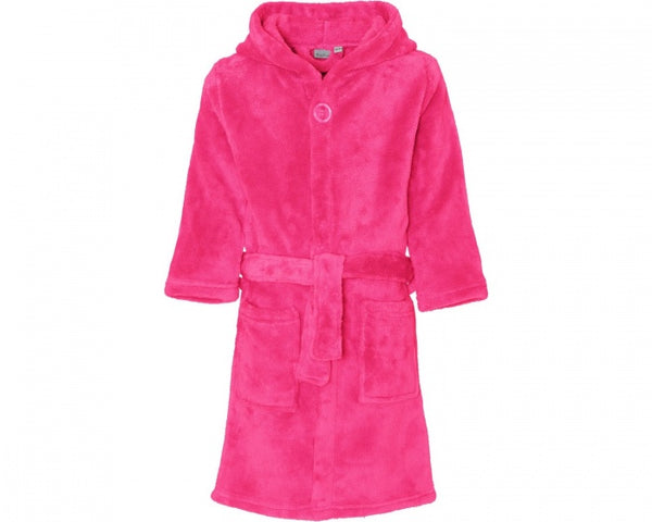 badjas junior donkerroze maat 98/104