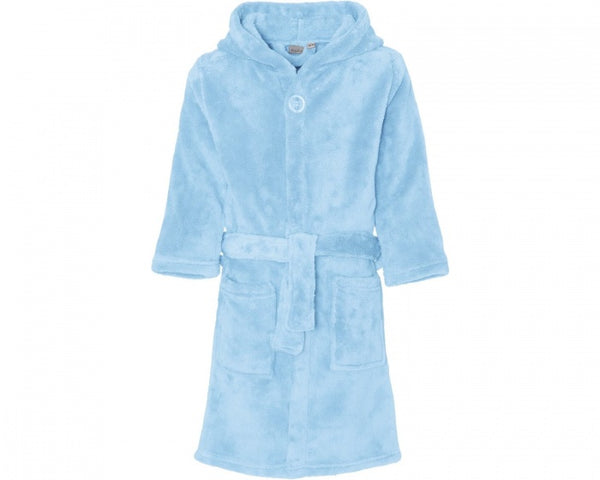 badjas junior lichtblauw maat 110/116