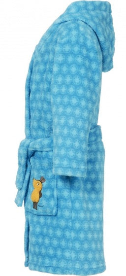 badjas Muis junior fleece blauw maat 122/128