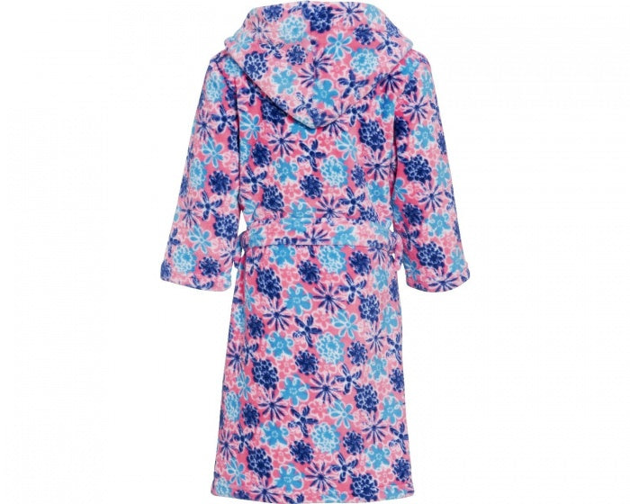 badjas viooltjes meisjes roze/blauw/wit maat 98/104