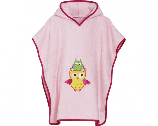 badponcho uil roze junior maat S