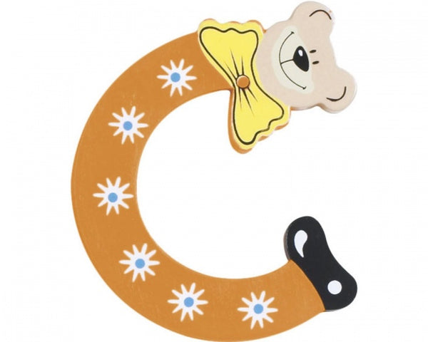 letter C beer hout 10 cm