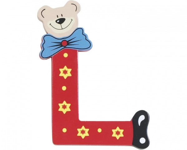 letter L beer hout 10 cm