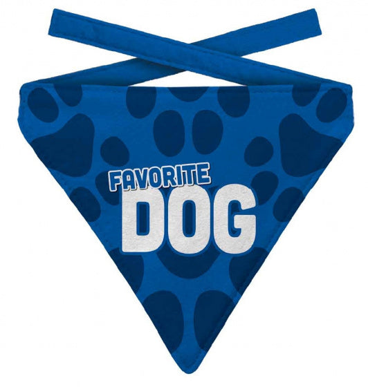 Plenty Gifts Bandana Hond Favorite Dog Blauw 16-20 CM