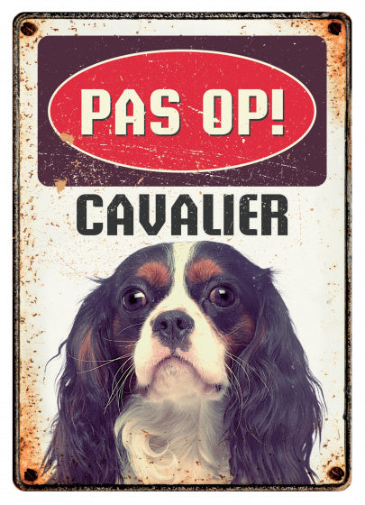 Plenty Gifts Waakbord Blik Cavalier 15X21 CM