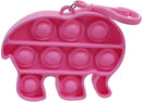 fidget-sleutelhanger Pop It olifant junior roze