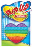 fidgetspel Heart junior 15 x 13,5 cm rubber