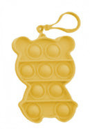 sleutelhanger Pop it fidget beer junior geel
