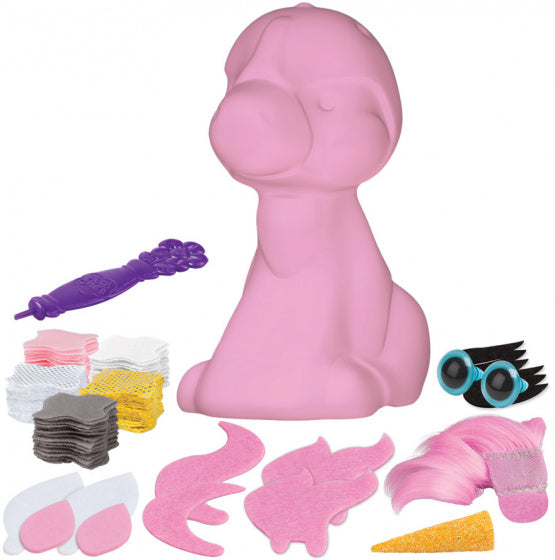 handwerkpakket eenhoorn 3D junior textiel/vilt