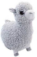 knuffelalpaca junior 30 cm pluche grijs