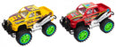 monstertrucks Inertia Power 20 cm geel/rood 2-delig