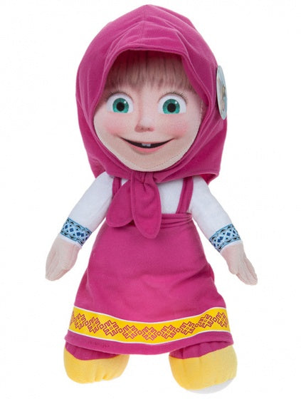 pluchen knuffel Masha 30 cm roze