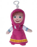 pluchen sleutelhanger Masha 10 cm roze