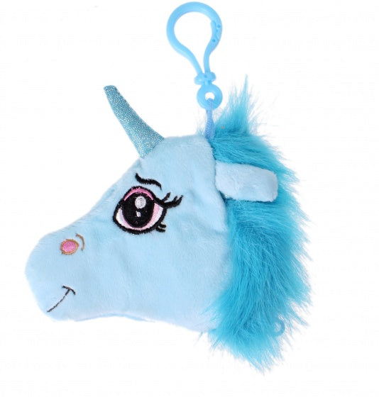 portemonnee unicorn 15 cm blauw