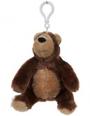 sleutelhanger 10 cm bruin