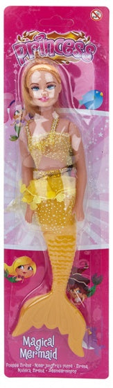 tienerpop Magical Mermaid 26 cm meisjes geel
