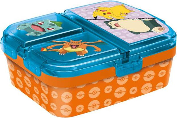 lunchbox Pokémon 18,5 x 15 cm polypropyleen oranje/blauw