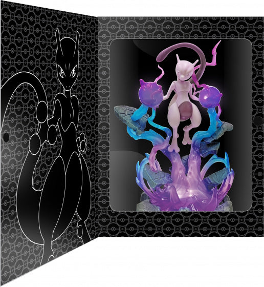 verzamelobject Mewtwo lichtgevend 1:10 25 cm paars