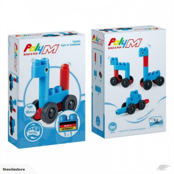 Cars Creatures-blokken 7-delig blauw