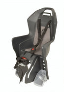 fietszitje Koolah achter framebevestiging grijs