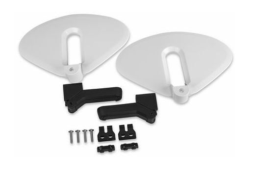 Protectiekit en voetrusten Polisport Guppy Junior - wit
