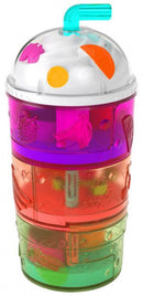 speelset Draai & Verras 15 cm paars/rood 26-delig