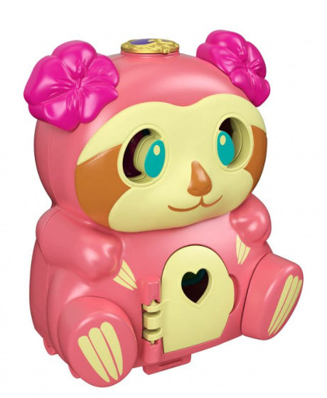 speelset Tiny Paw Print luiaard 10 cm koraalrood