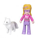 speelset Tiny Paw Print poolvos 10 cm lichtblauw