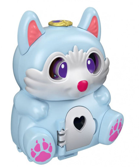 speelset Tiny Paw Print poolvos 10 cm lichtblauw