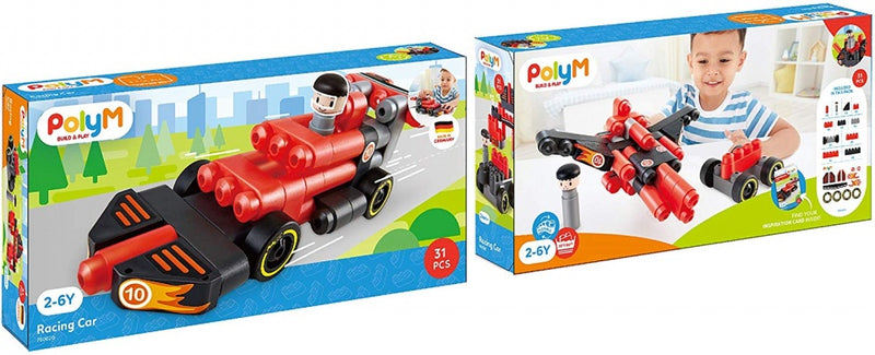 Racing Car bouwblokken 31- delig