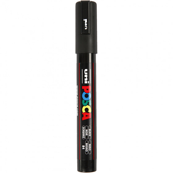 marker 2,5 mm PC-5M zwart medium