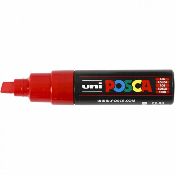 marker 8 mm PC-8K rood