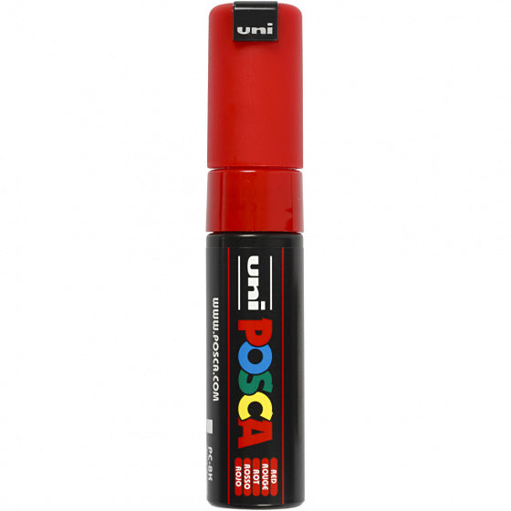 marker 8 mm PC-8K rood